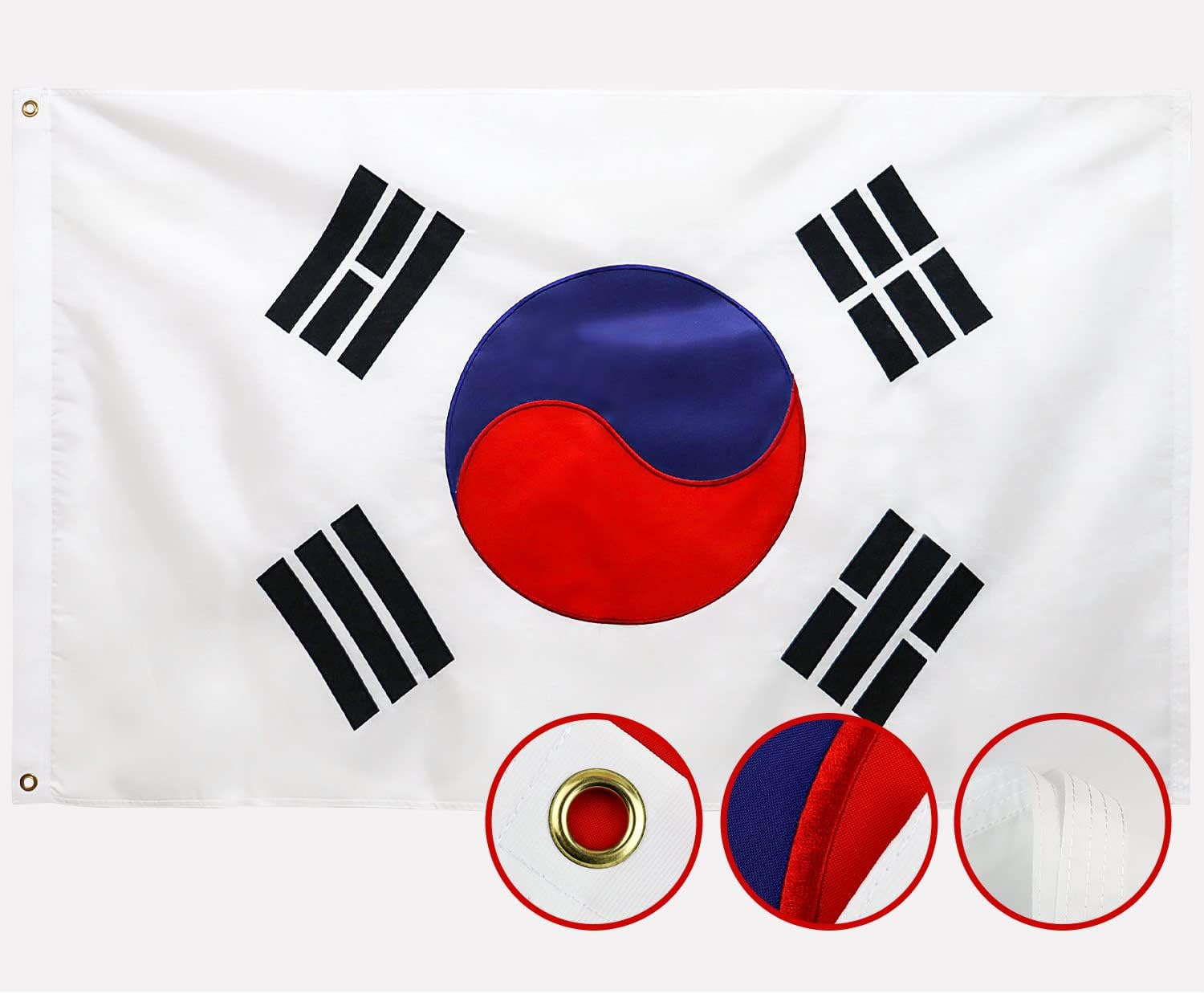 下陆韩国国旗 3x5ft